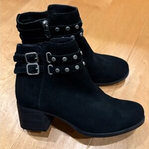 KOOLABURRA BY UGG GORDANA booties boots sz 6 BLACK suede